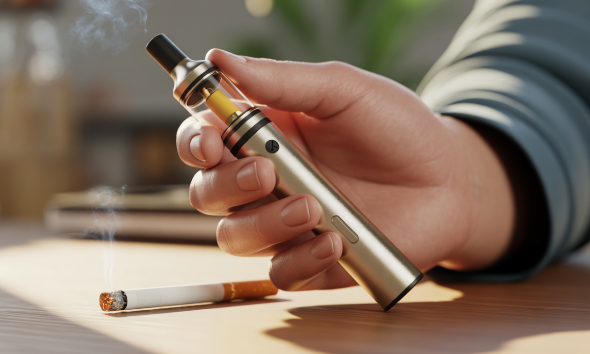 La cigarette Ă©lectronique : un substitut efficace pour arrĂȘter de fumer ? dĂ©couvrez si la cigarette Ă©lectronique est un substitut efficace pour arrĂȘter de fumer, ses avantages, ses risques et des conseils pour rĂ©ussir votre sevrage tabagique.